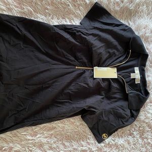 XS Michael Kors Polo Short Sleeve with Zipper